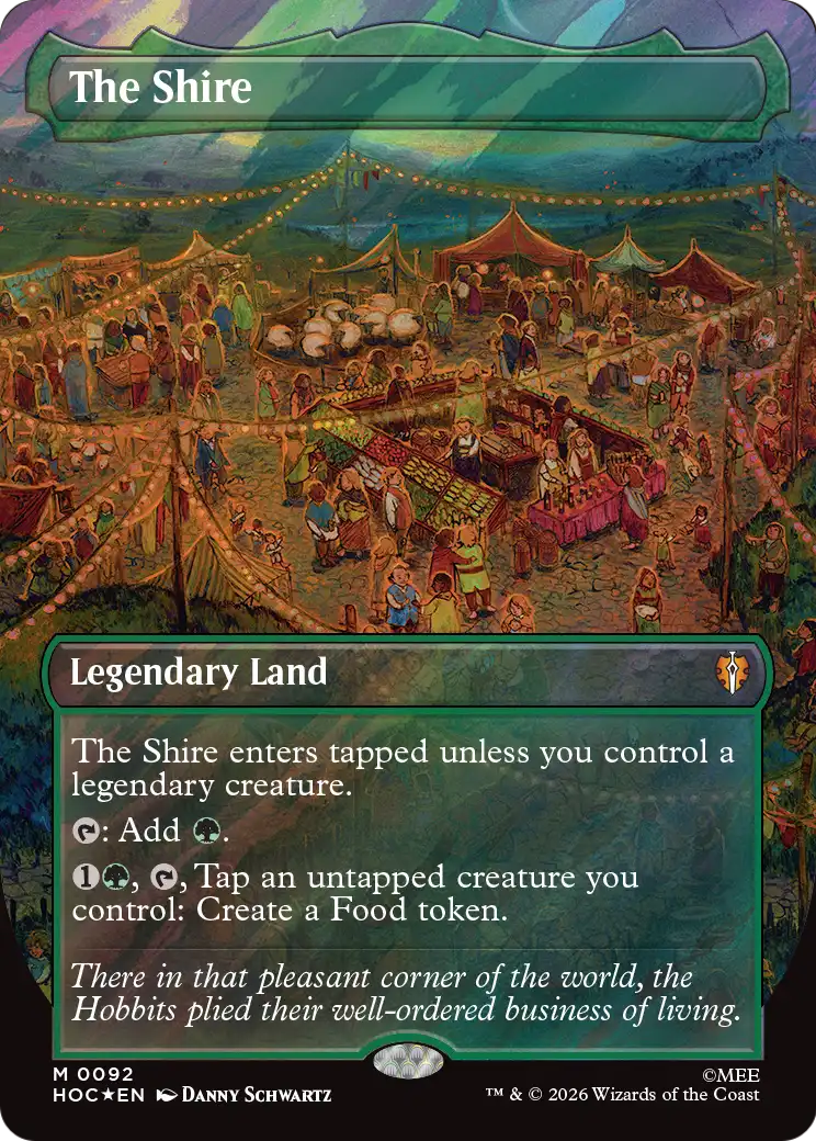The Shire (Borderless) (Surge Foil) [The Hobbit: Eternal-Legal] | Jack's On Queen