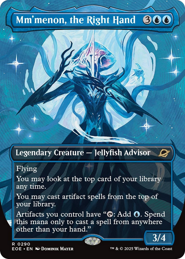 Mm'menon, the Right Hand (Borderless) [Edge of Eternities] | Jack's On Queen
