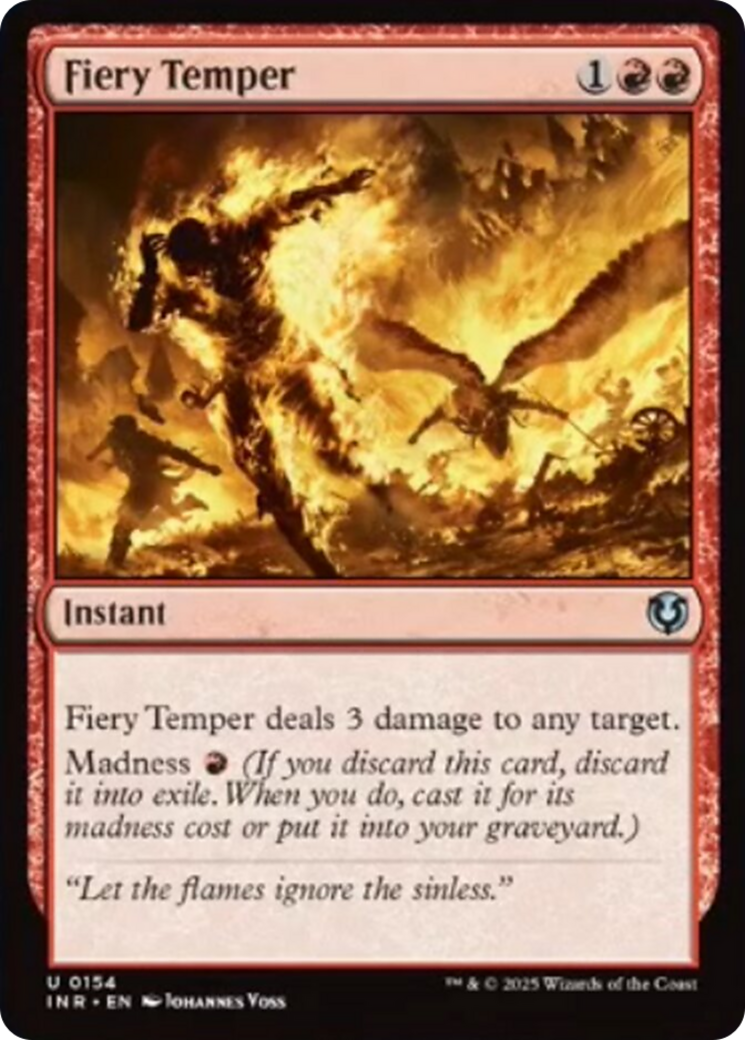 Fiery Temper [Innistrad Remastered] | Jack's On Queen