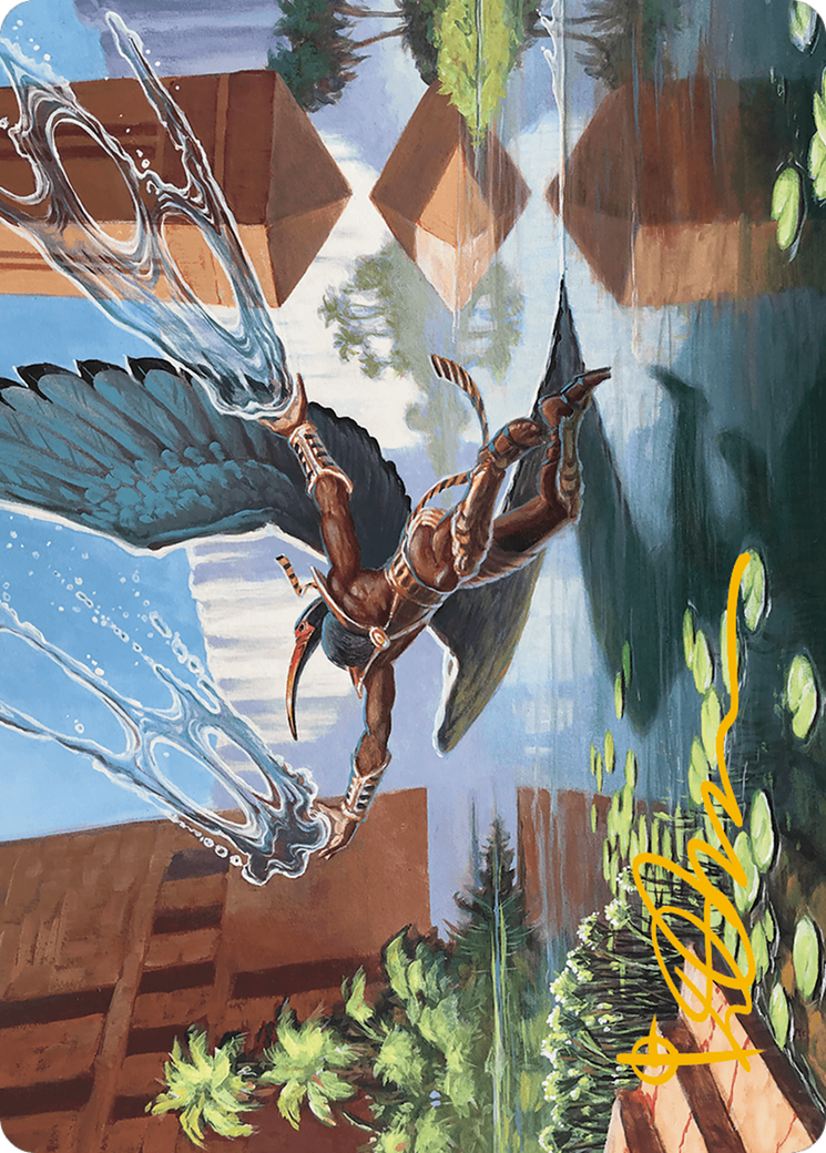 Nadu, Winged Wisdom Art Card (Gold-Stamped Signature) [Modern Horizons 3 Art Series] | Jack's On Queen