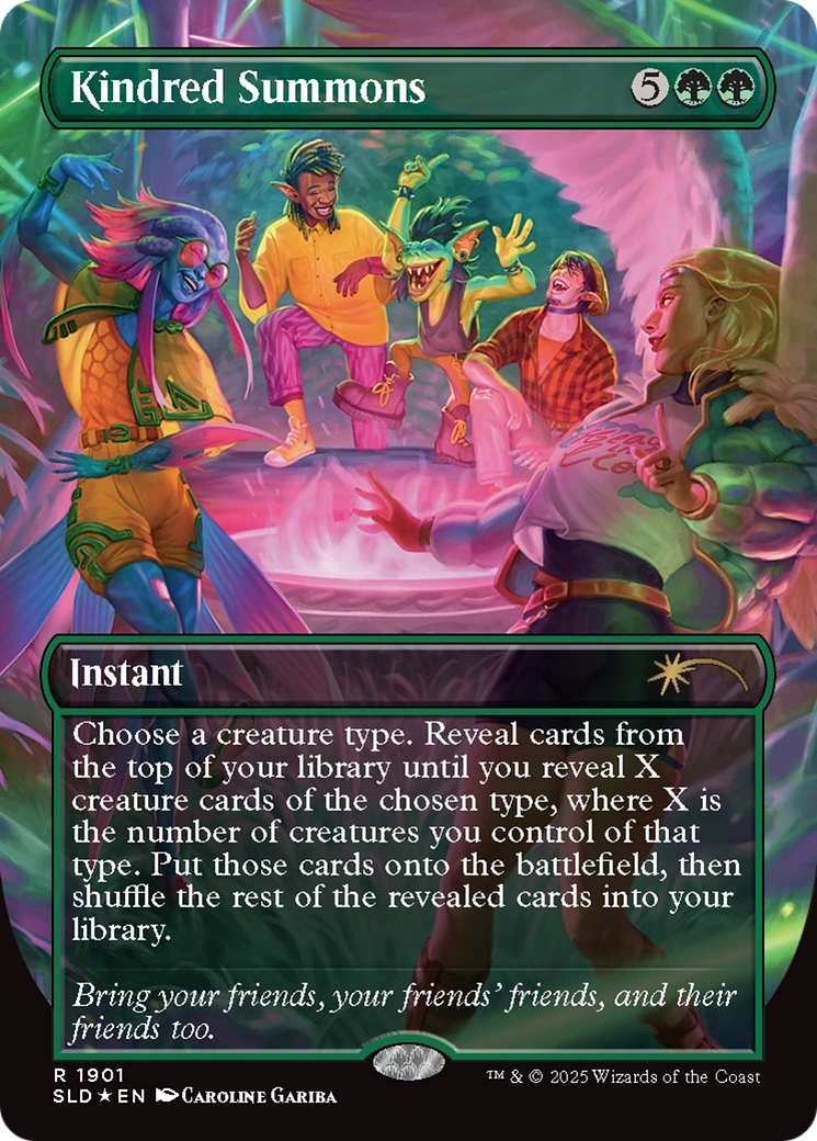 Kindred Summons (Double Rainbow Foil) [Secret Lair Drop Series] | Jack's On Queen