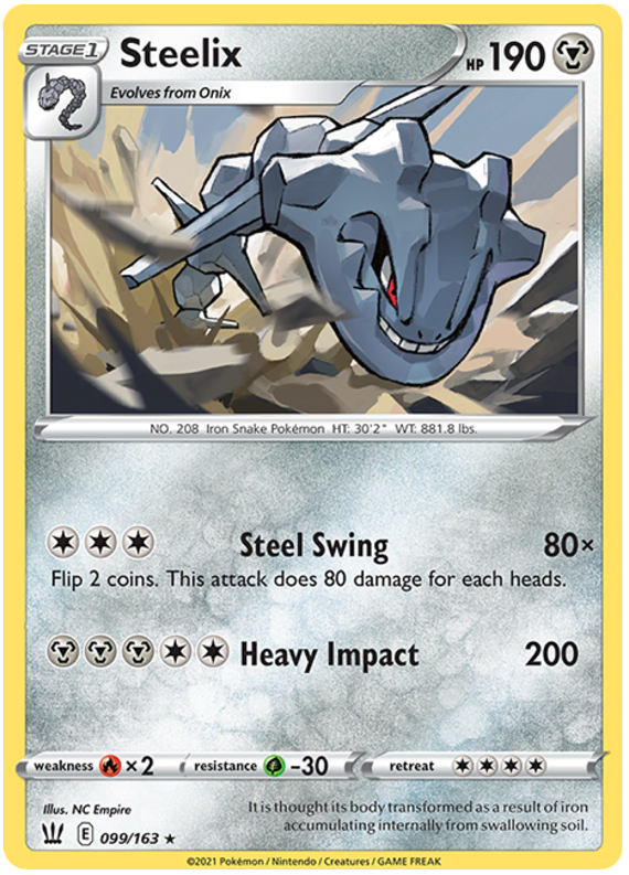 Steelix (099/163) [Sword & Shield: Battle Styles] | Jack's On Queen