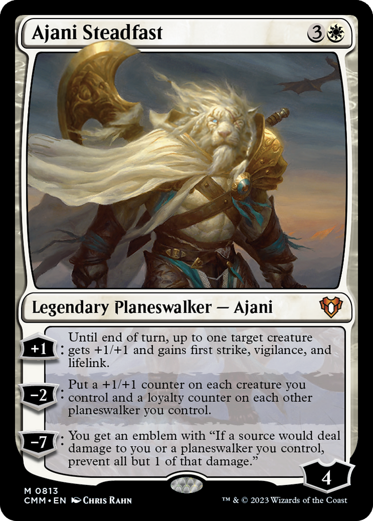 Ajani Steadfast [Commander Masters] | Jack's On Queen