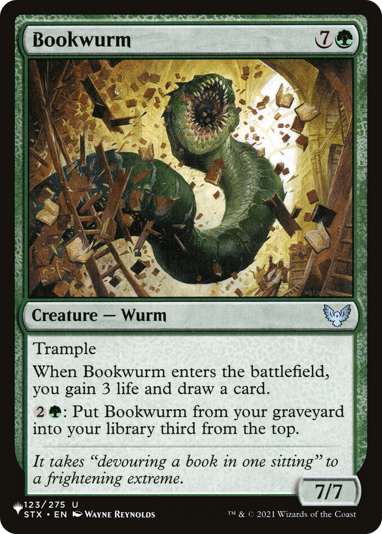 Bookwurm [The List Reprints] | Jack's On Queen