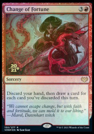 Change of Fortune [Innistrad: Crimson Vow Prerelease Promos] | Jack's On Queen