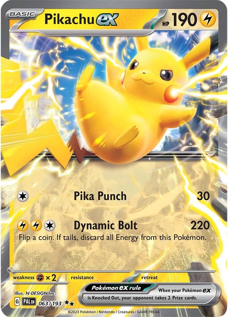 Pikachu ex (063/193) [Scarlet & Violet: Paldea Evolved] | Jack's On Queen