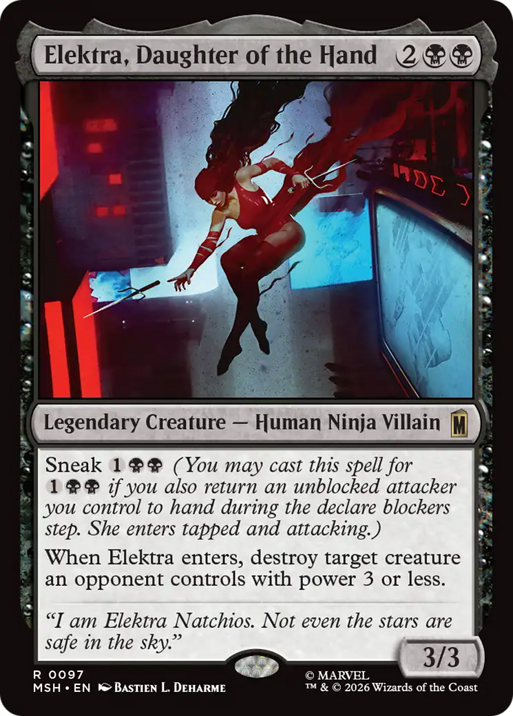 Elektra, Daughter of the Hand [Marvel Super Heroes] | Jack's On Queen