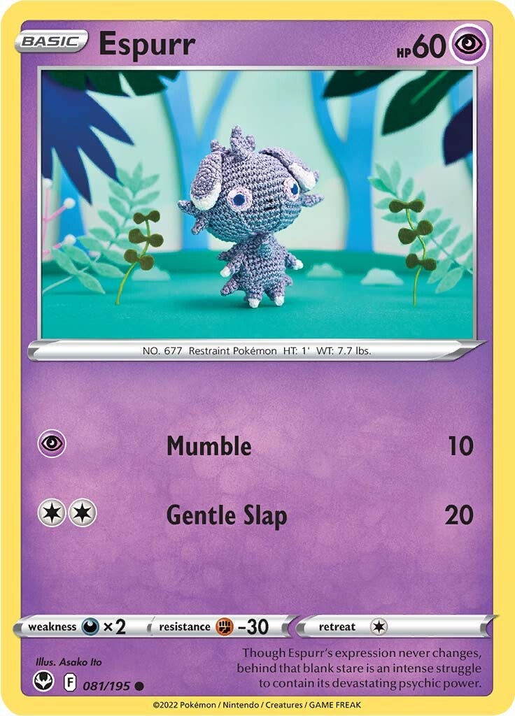 Espurr (081/195) [Sword & Shield: Silver Tempest] | Jack's On Queen