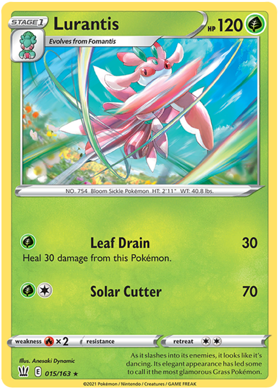 Lurantis (015/163) [Sword & Shield: Battle Styles] | Jack's On Queen