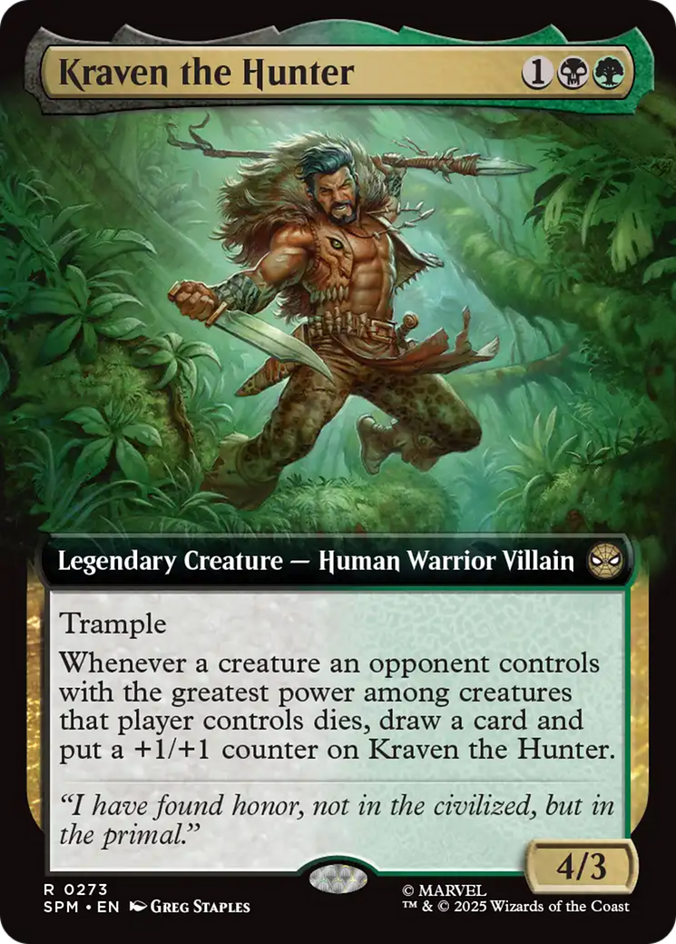 Kraven the Hunter (Extended Art) [Marvel's Spider-Man] | Jack's On Queen