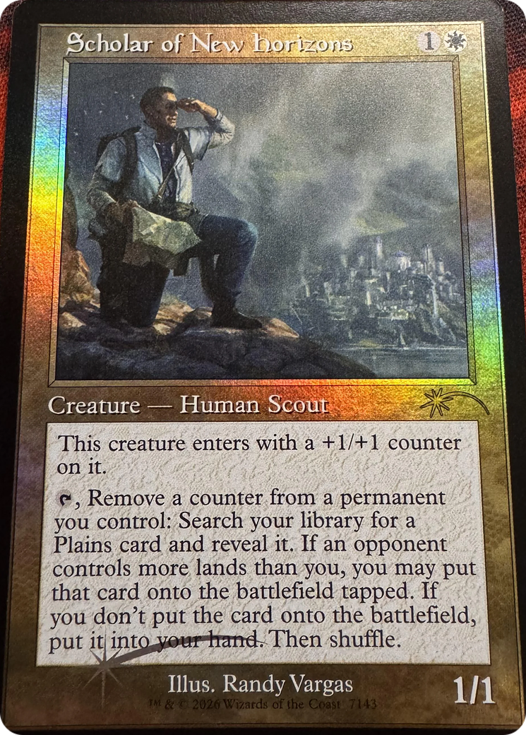 Scholar of New Horizons (Retro Frame) [Secret Lair Drop Series] | Jack's On Queen