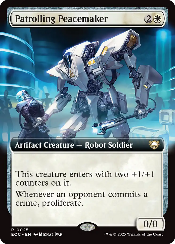 Patrolling Peacemaker (Extended Art) [Edge of Eternities Commander] | Jack's On Queen