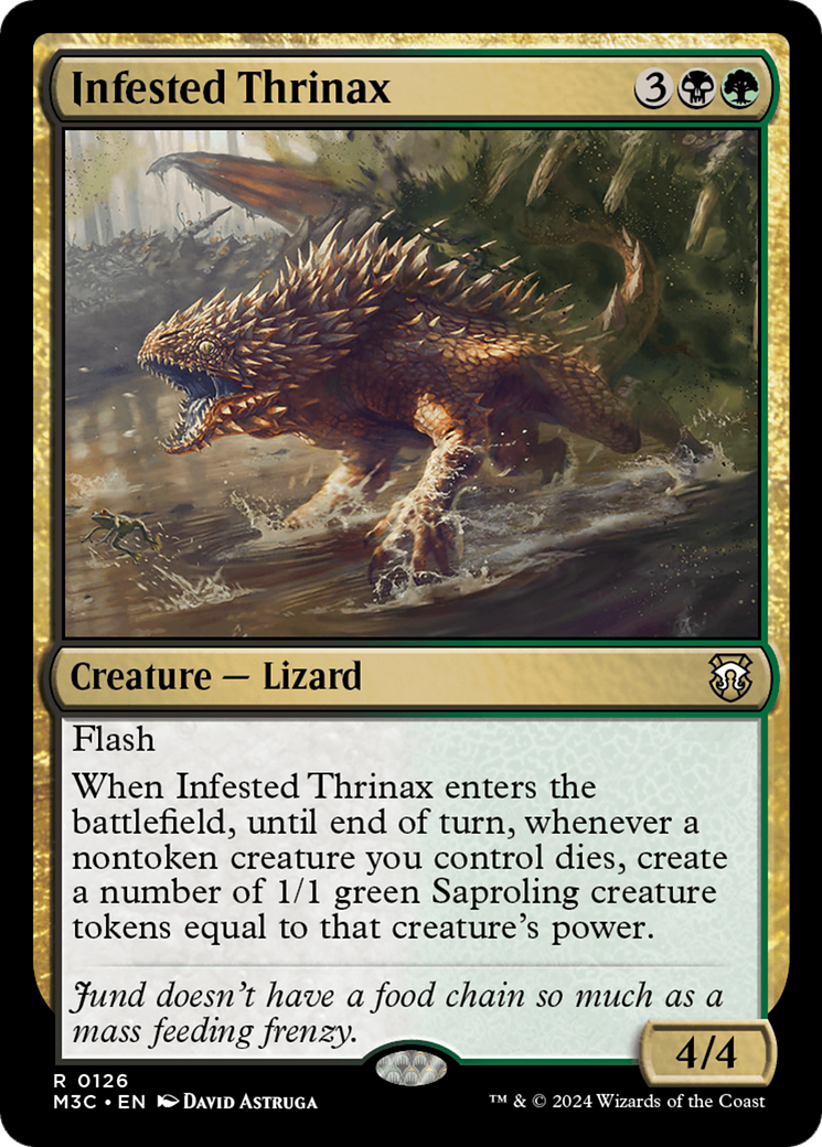 Infested Thrinax [Modern Horizons 3 Commander] | Jack's On Queen