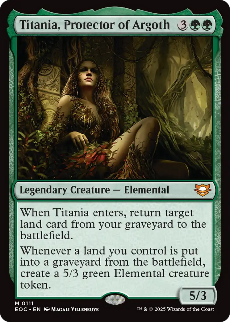 Titania, Protector of Argoth [Edge of Eternities Commander] | Jack's On Queen