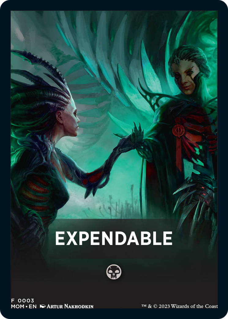 Expendable Theme Card [March of the Machine Tokens] | Jack's On Queen