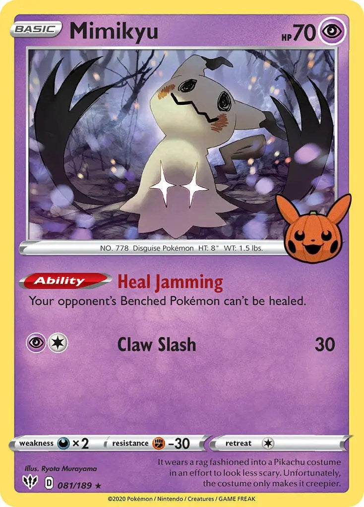 Mimikyu (081/189) [Trick or Trade] | Jack's On Queen