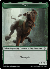 Eldrazi // Tiny Double-Sided Token [Murders at Karlov Manor Commander Tokens] | Jack's On Queen
