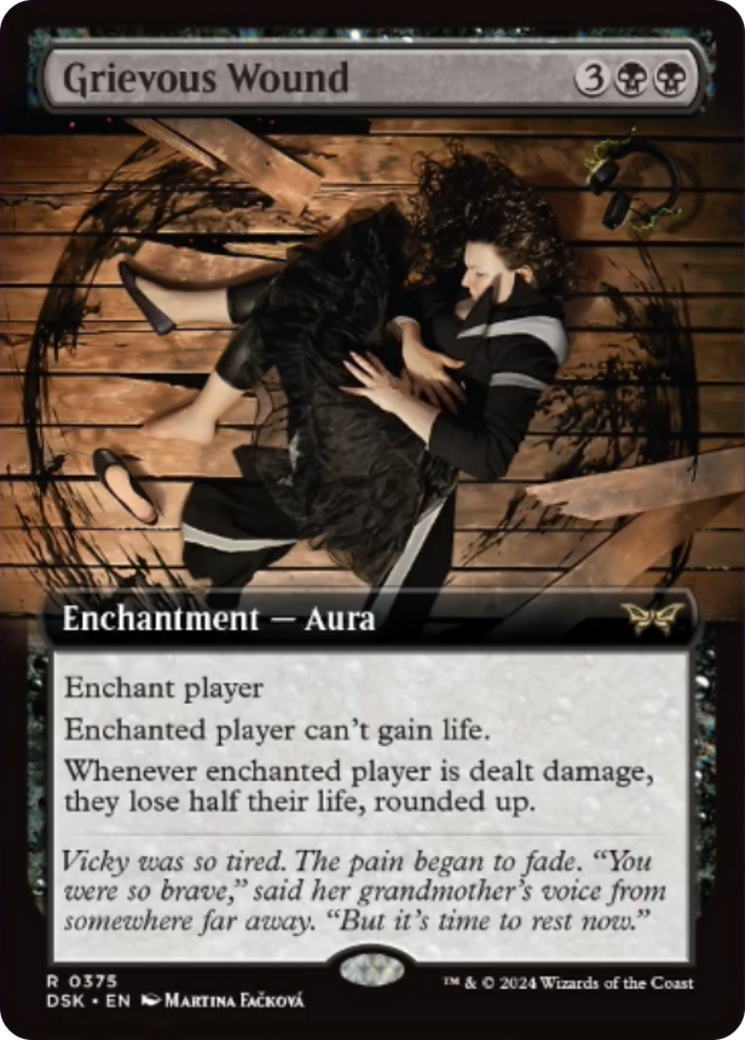 Grievous Wound (Extended Art) [Duskmourn: House of Horror] | Jack's On Queen