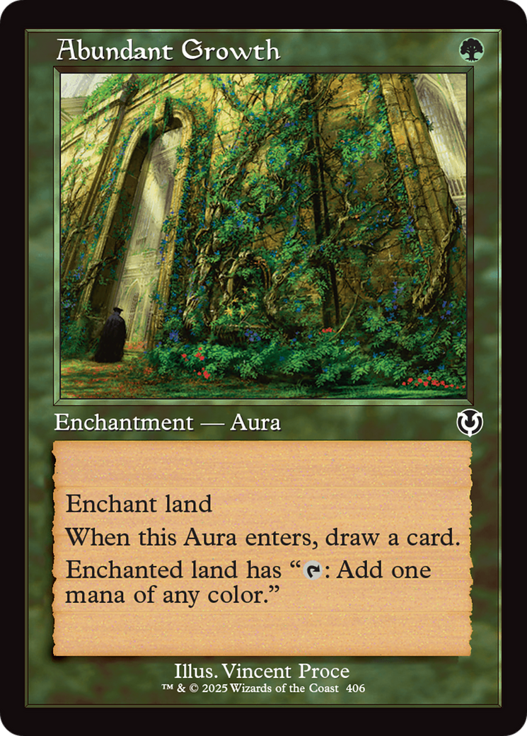 Abundant Growth (Retro Frame) [Innistrad Remastered] | Jack's On Queen