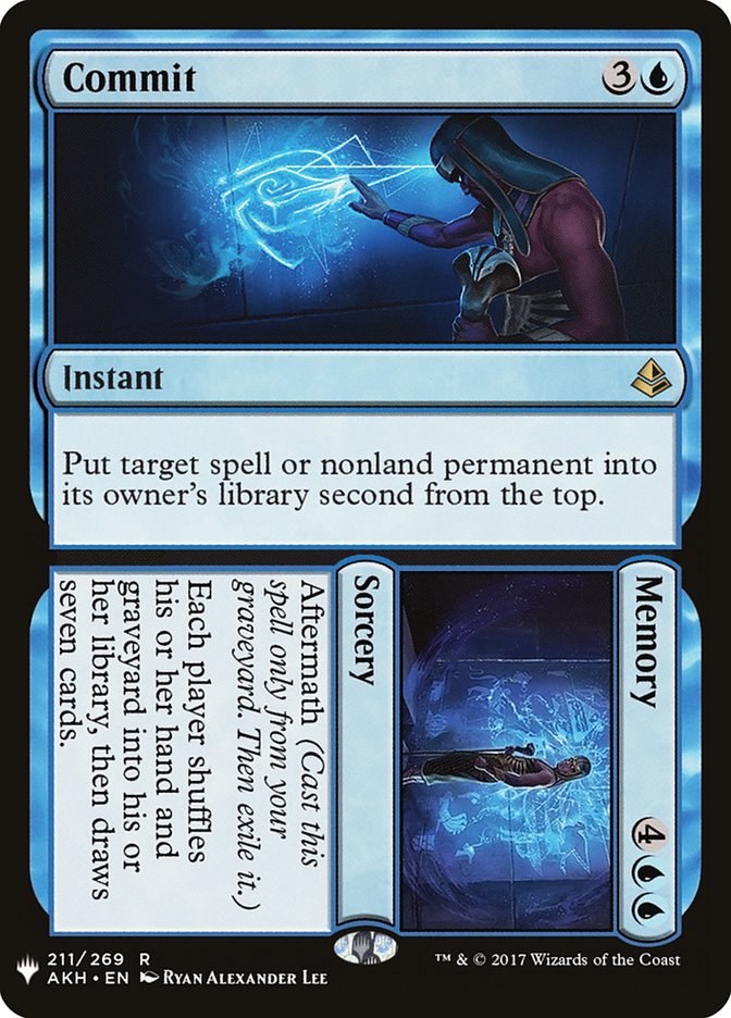 Commit // Memory [The List] | Jack's On Queen