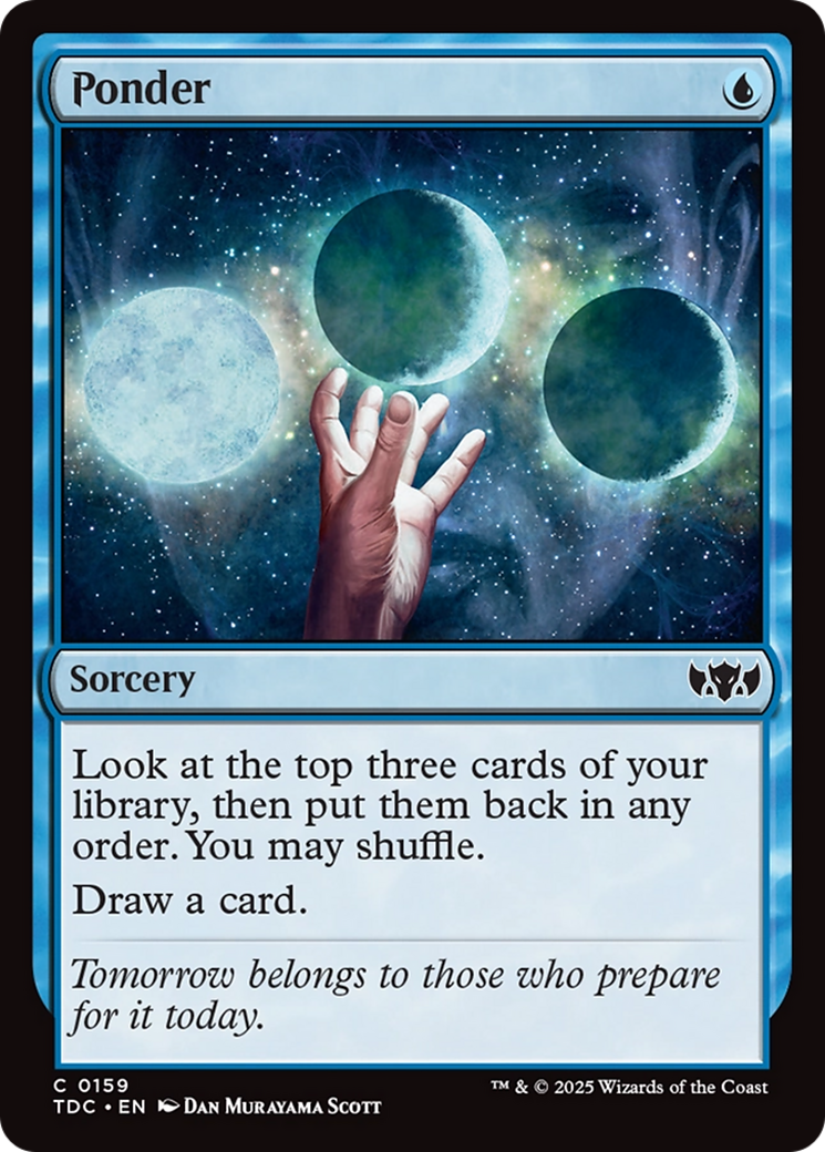 Ponder [Tarkir: Dragonstorm Commander] | Jack's On Queen