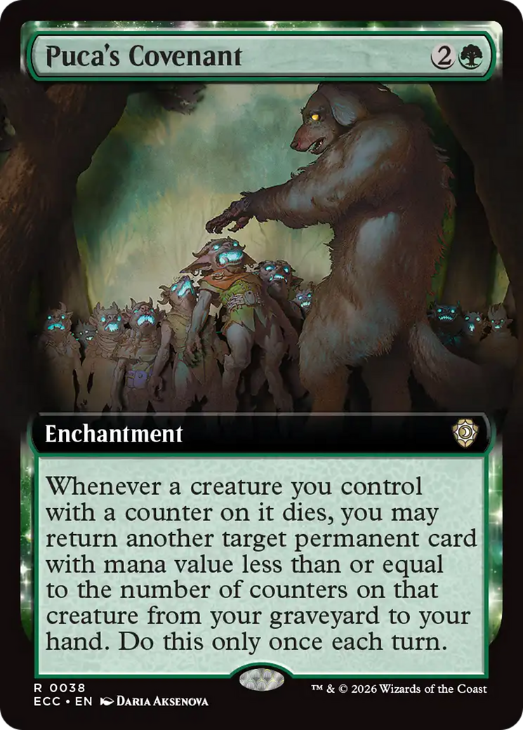 Puca's Covenant (Extended Art) [Lorwyn Eclipsed Commander] | Jack's On Queen