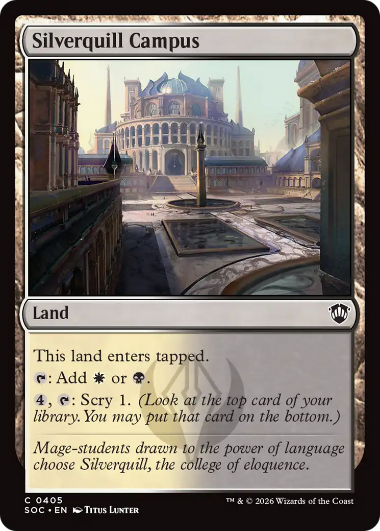 Silverquill Campus [Secrets of Strixhaven Commander] | Jack's On Queen