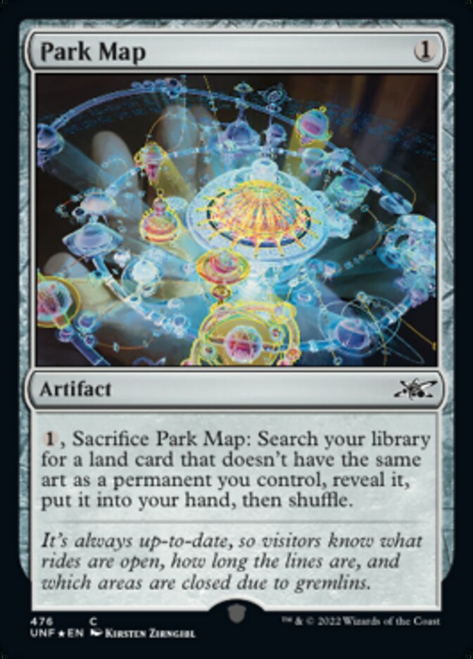 Park Map (Galaxy Foil) [Unfinity] | Jack's On Queen