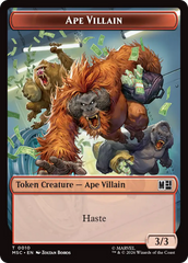 Shapeshifter // Ape Villain Double-Sided Token [Marvel Super Heroes Commander Tokens] | Jack's On Queen