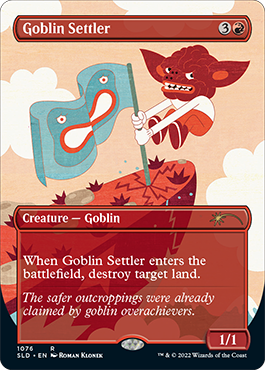 Goblin Settler (Borderless) [Secret Lair Drop Series] | Jack's On Queen