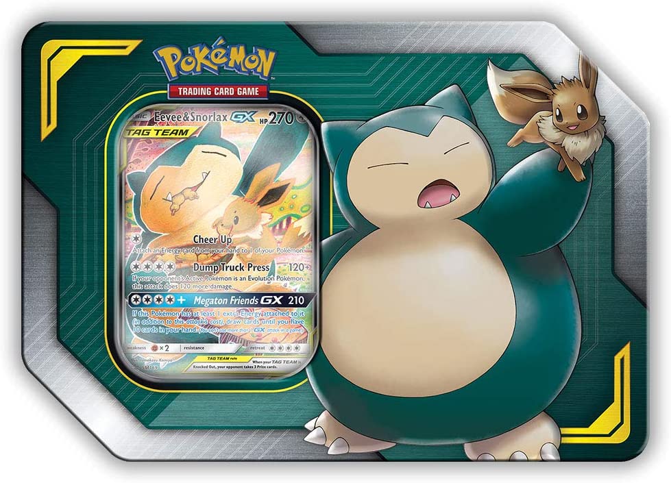 Collector's Tin (Eevee & Snorlax GX) | Jack's On Queen