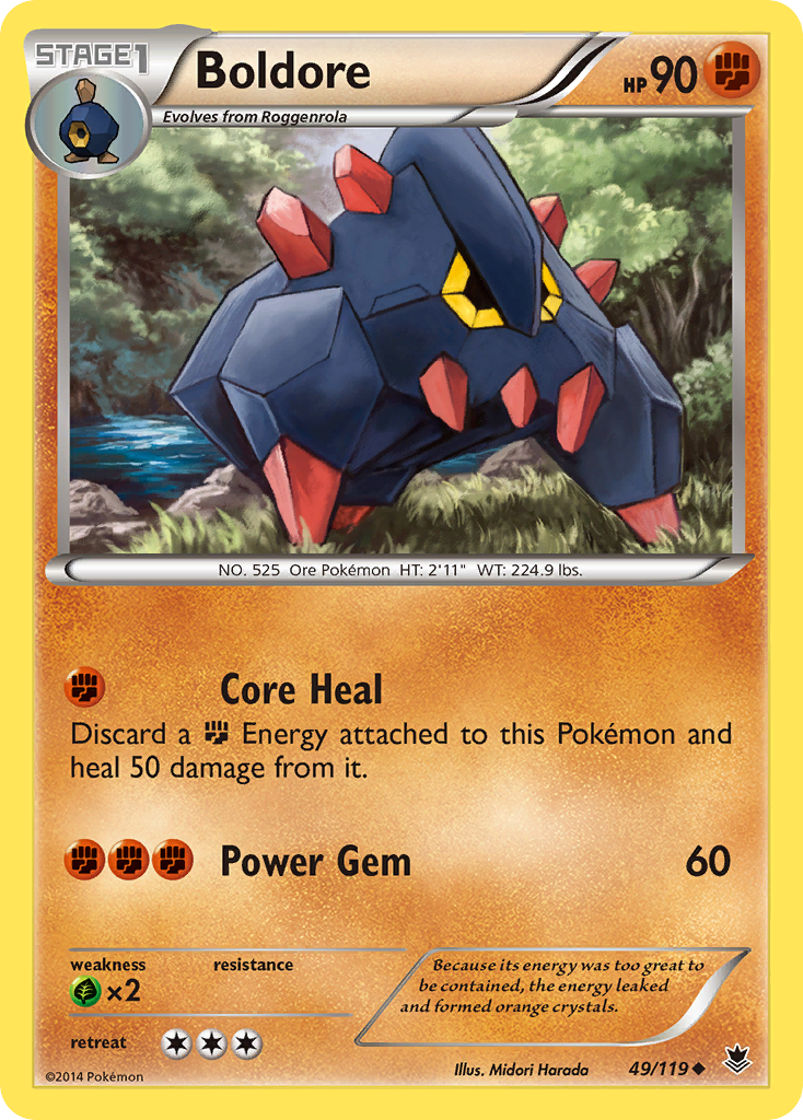 Boldore (49/119) [XY: Phantom Forces] | Jack's On Queen