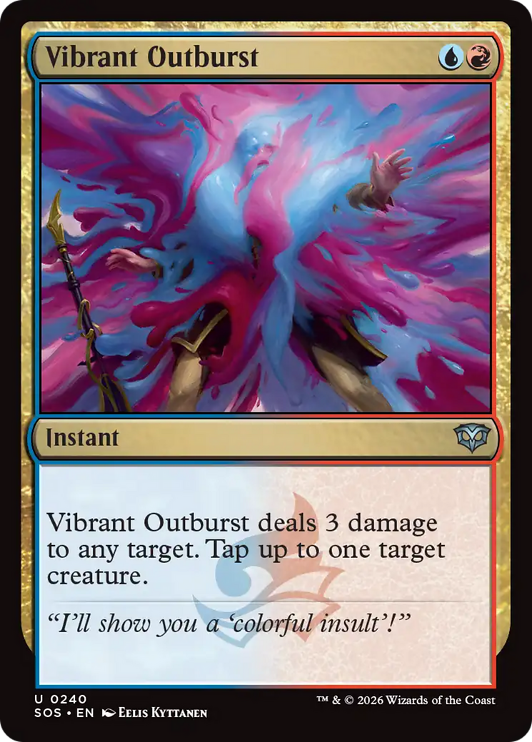 Vibrant Outburst [Secrets of Strixhaven] | Jack's On Queen