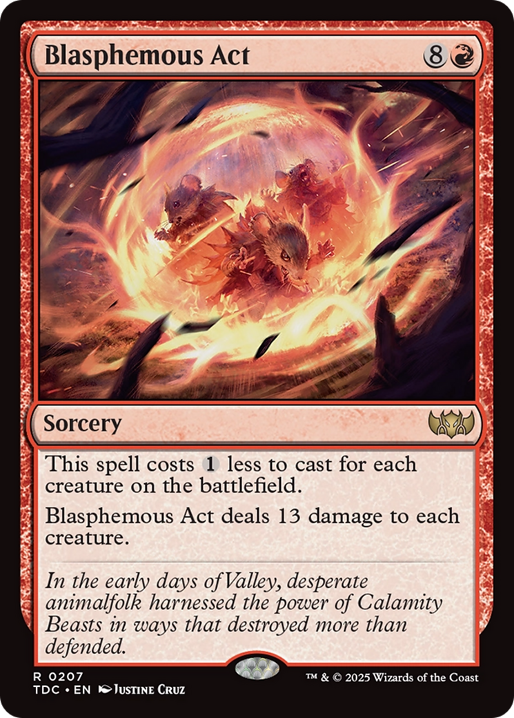 Blasphemous Act [Tarkir: Dragonstorm Commander] | Jack's On Queen