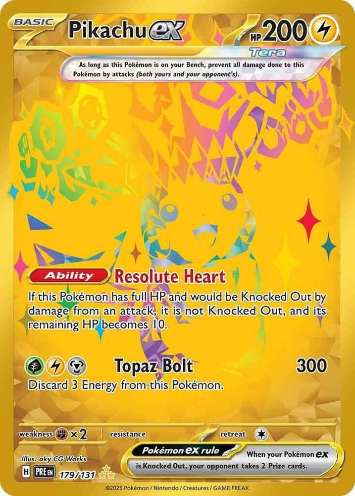 Pikachu ex (179/131) [Scarlet & Violet: Prismatic Evolutions] | Jack's On Queen