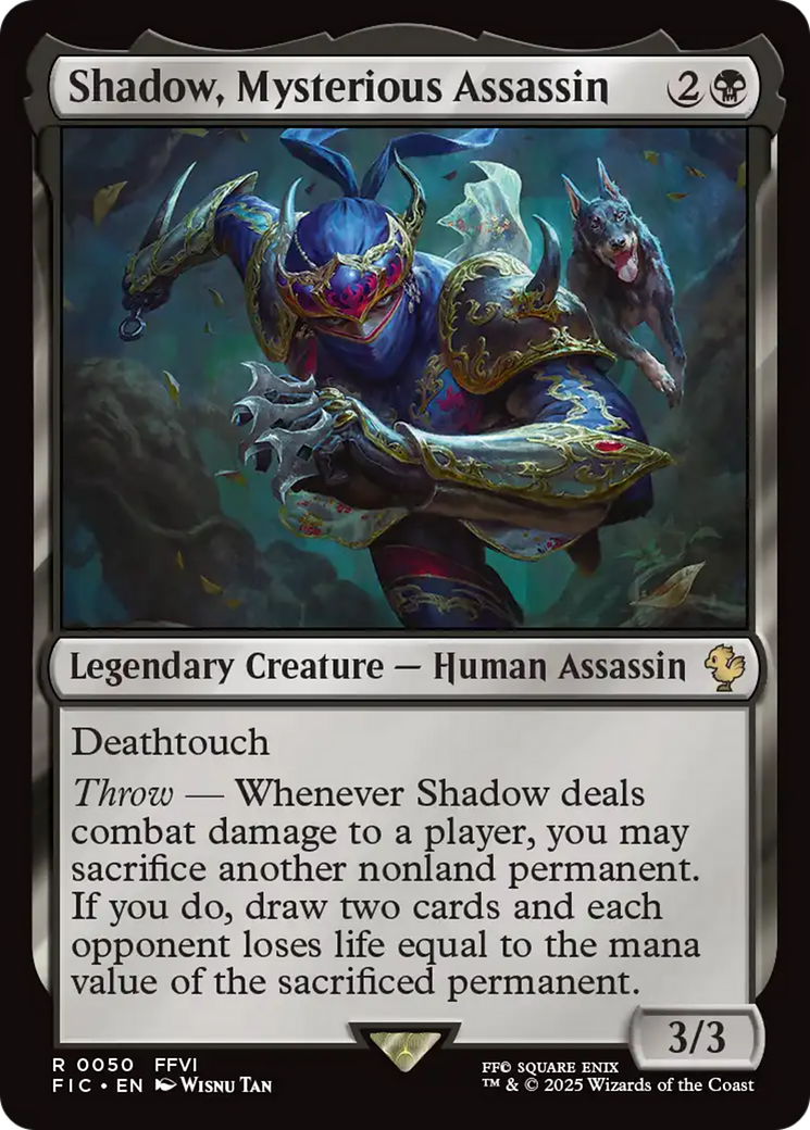 Shadow, Mysterious Assassin [FINAL FANTASY Commander] | Jack's On Queen