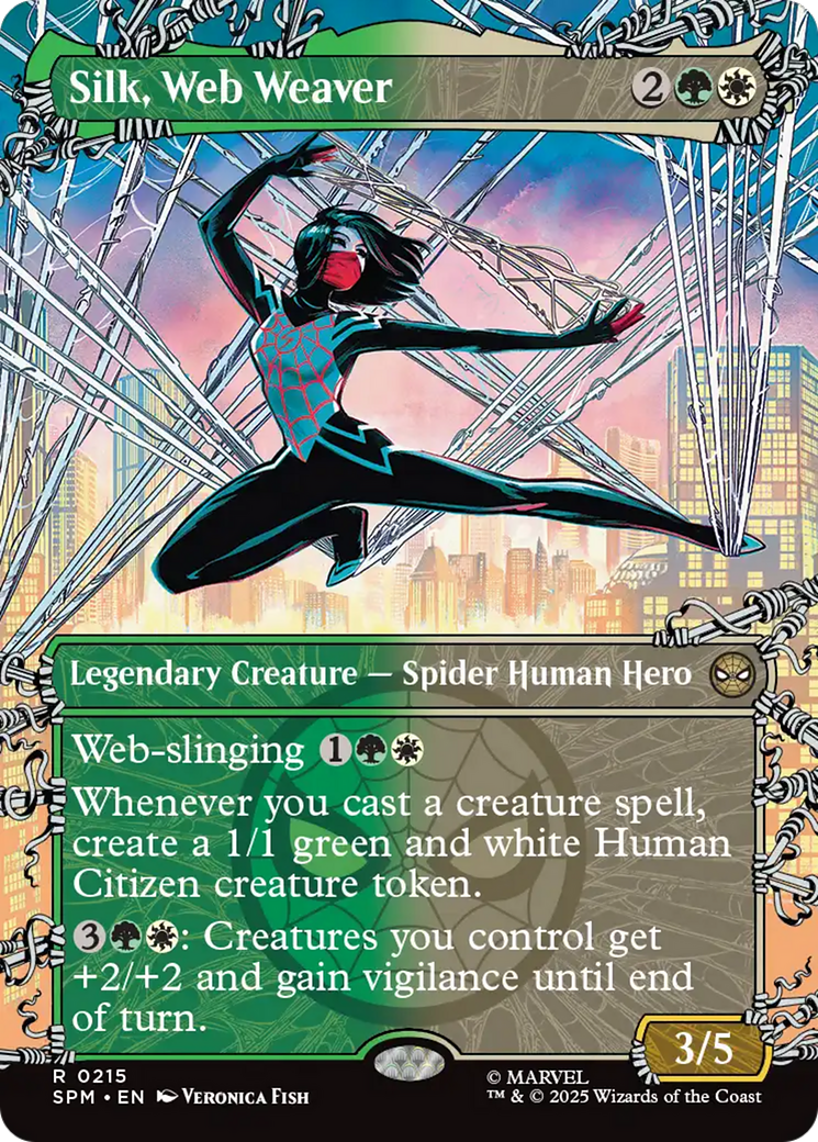 Silk, Web Weaver (Borderless) [Marvel's Spider-Man] | Jack's On Queen
