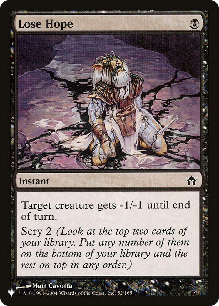 Lose Hope [The List] | Jack's On Queen