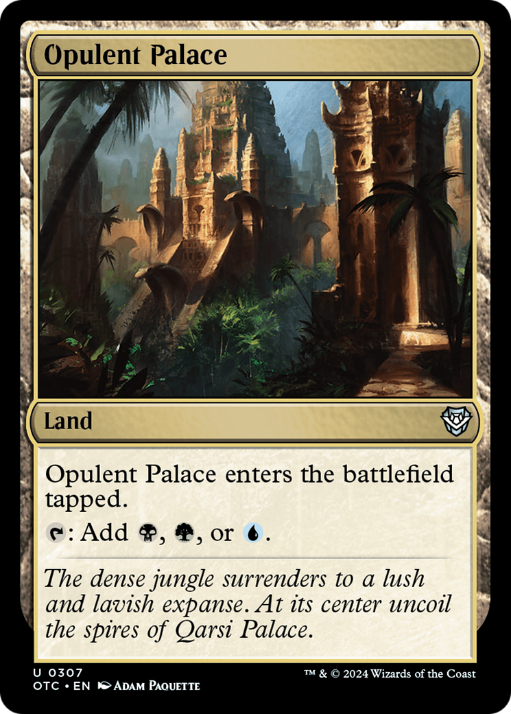 Opulent Palace [Outlaws of Thunder Junction Commander] | Jack's On Queen