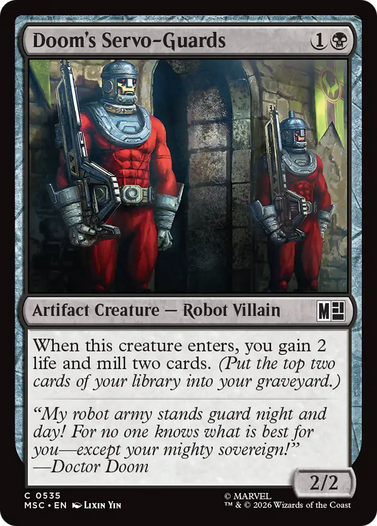 Doom's Servo-Guards [Marvel Super Heroes Commander] | Jack's On Queen
