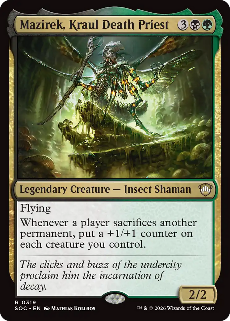 Mazirek, Kraul Death Priest [Secrets of Strixhaven Commander] | Jack's On Queen