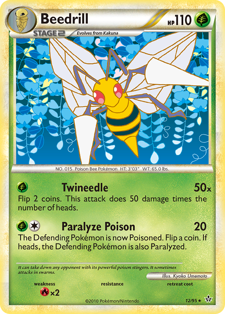 Beedrill (12/95) [HeartGold & SoulSilver: Unleashed] | Jack's On Queen