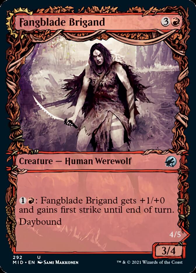 Fangblade Brigand // Fangblade Eviscerator (Showcase Equinox) [Innistrad: Midnight Hunt] | Jack's On Queen