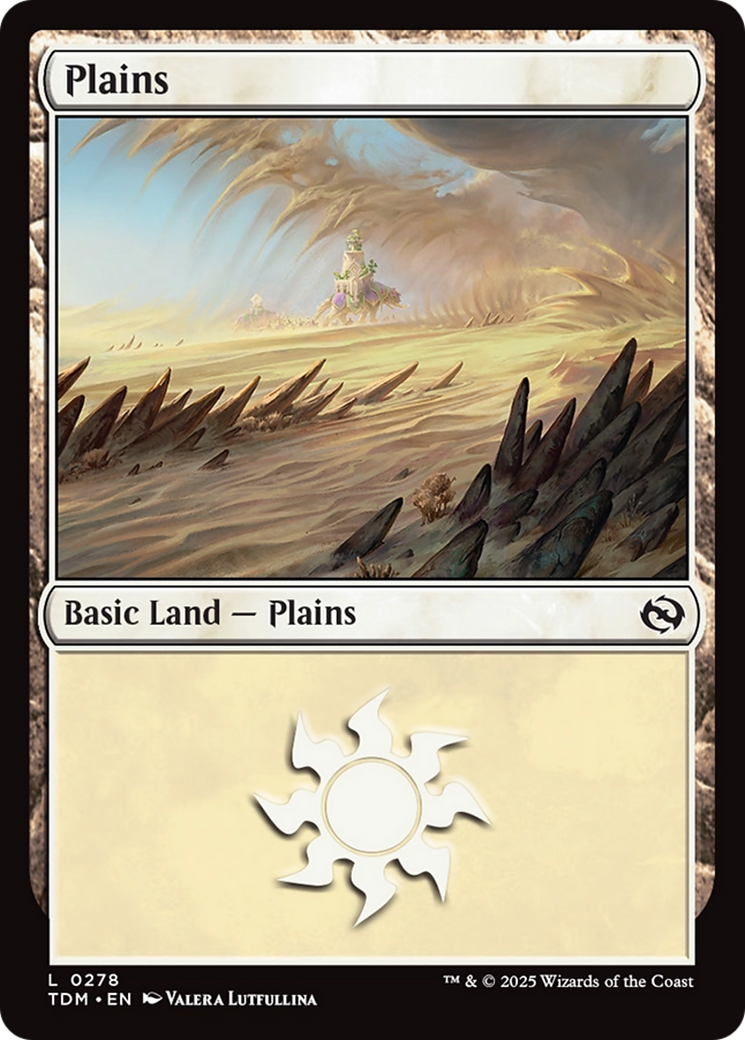 Plains (0278) [Tarkir: Dragonstorm] | Jack's On Queen