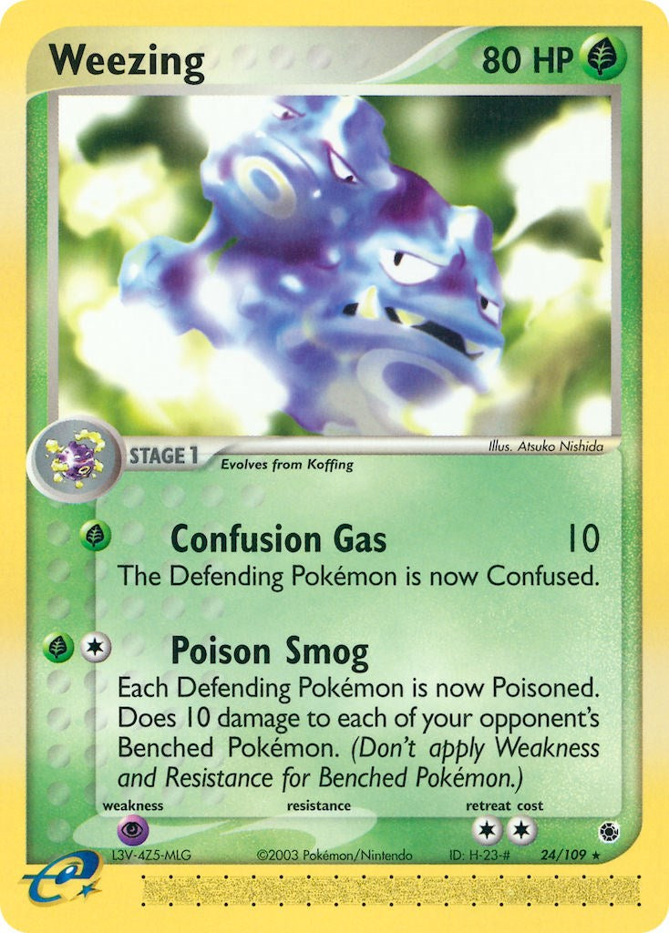 Weezing (24/109) [EX: Ruby & Sapphire] | Jack's On Queen