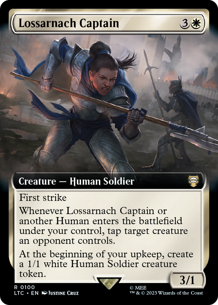 Lossarnach Captain (Extended Art) [The Lord of the Rings: Tales of Middle-Earth Commander] | Jack's On Queen