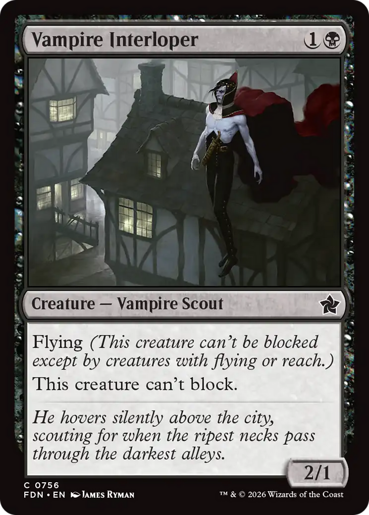Vampire Interloper (0756) [Foundations] | Jack's On Queen
