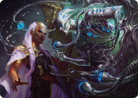 Mirage Mockery Art Card [Phyrexia: All Will Be One Art Series] | Jack's On Queen