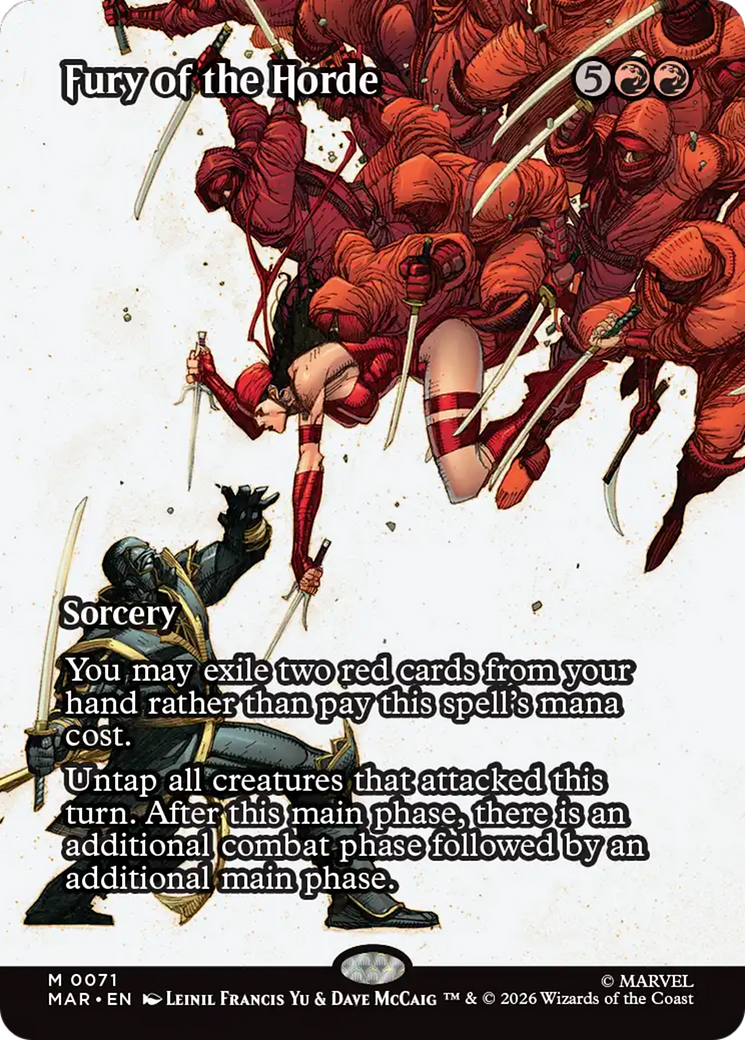 Fury of the Horde (Borderless) [Marvel Universe: Eternal-Legal] | Jack's On Queen