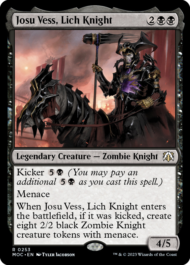 Josu Vess, Lich Knight [March of the Machine Commander] | Jack's On Queen